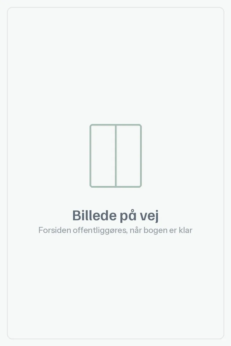 Forsiden til bogen er endnu ikke offentliggjort